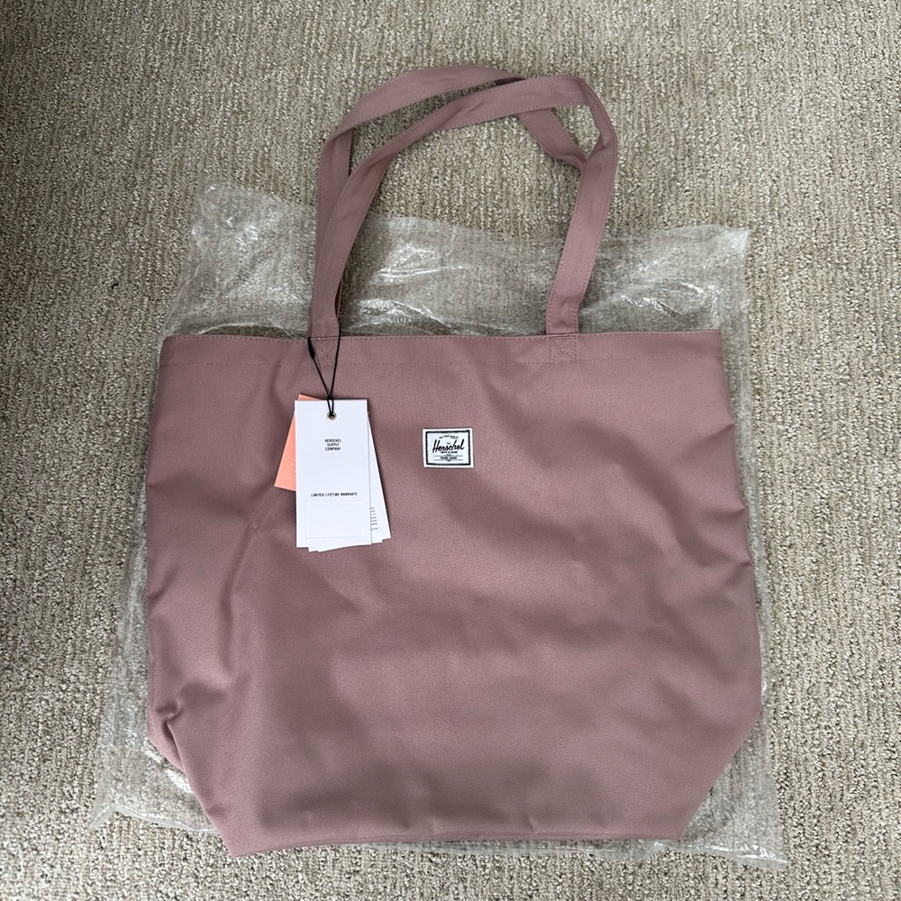 Herschel Zippered Tote Bag, NWT